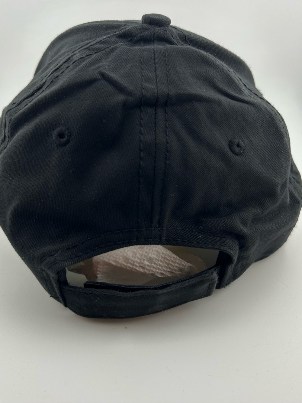 Vintage 90s Universal Studios Hollywood Globe Logo Black Adjustable Hat Cap - Picture 5 of 7